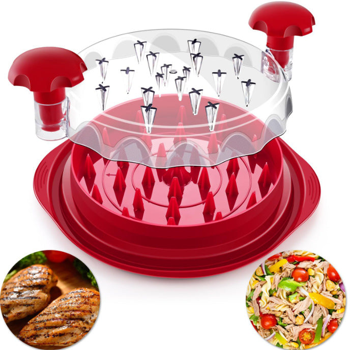 Cross-border Chicken Shredder Cross-border Chicken Meat Shredder Meat Shredder Shredder Stuffing Machine Auxiliary Tool Transparent Cover
