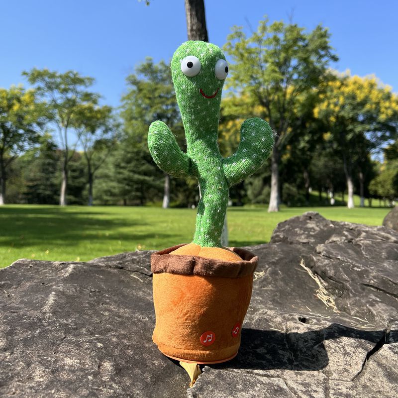 Shake The Sound Of The Net Red Dancing Cactus Doll Twist Cactus Can Twist Can Sing And Dance To Learn To Speak Toys