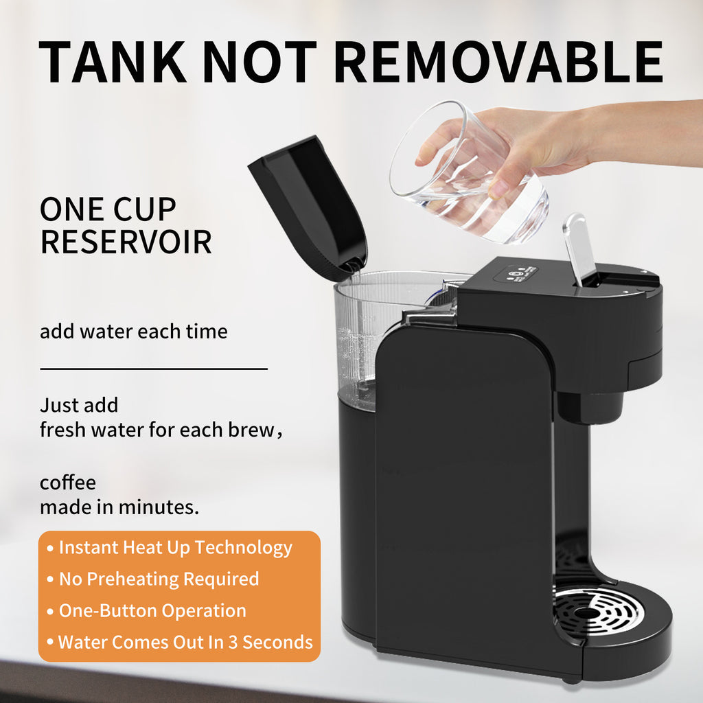 Capsule Coffee Machine, Household Mini Fully Automatic Italian-Style Multifunctional Single-Cup American-Style Cross-Border