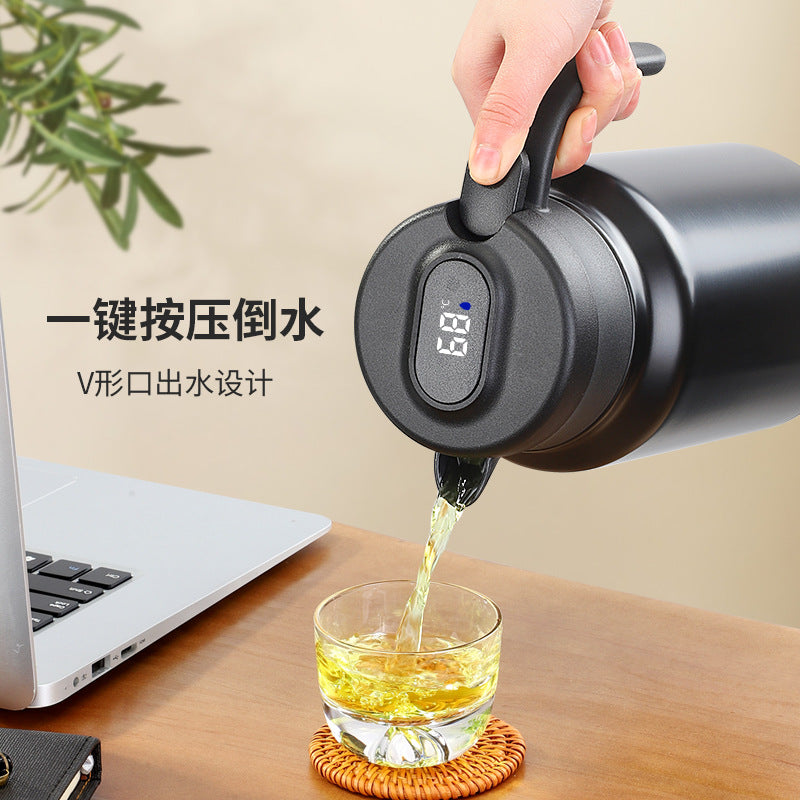 Braised Teapot Household Tea Making Stainless Steel Old White Tea Stuffy Teapot Large Capacity Thermal Pot Home Hotel Wholesale Logo